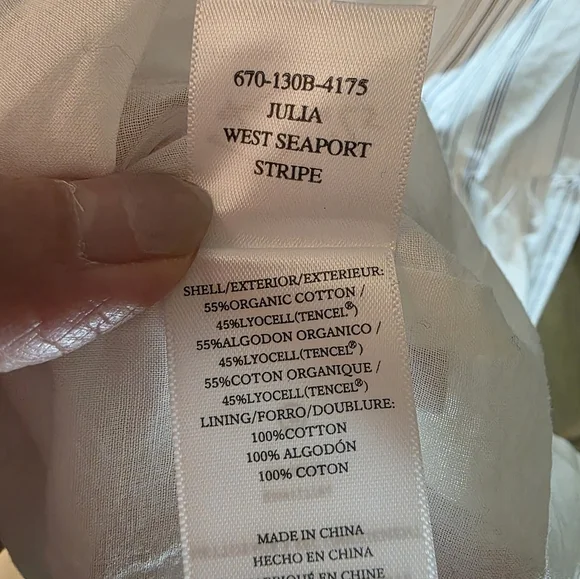 Rails Julia dress West Seaport Stripe spaghetti strap maxi length large - Picture 6 of 7